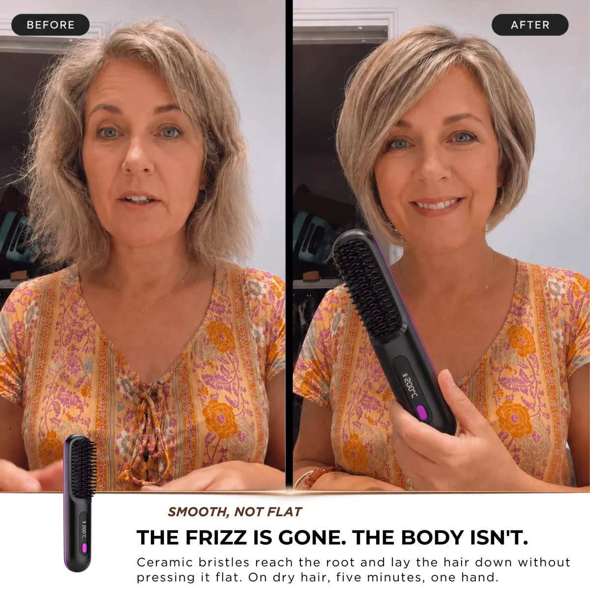 LiftBrush Pro - Short Hair Straightening Brush