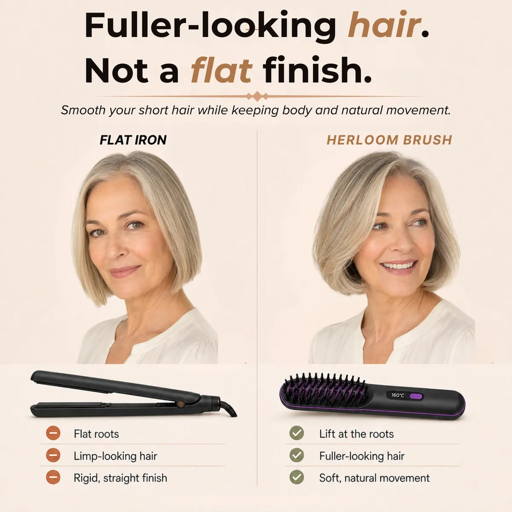 LiftBrush Pro - Short Hair Straightening Brush